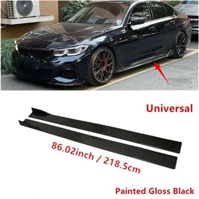 Universal Car Side Skirt, 8-Piece Splitter Fins for BMW, VW, Honda, Benz