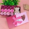 Valentine's Day 12Pcs Scented Soap Flower Gift Rose Box Bouquet Festival Gift