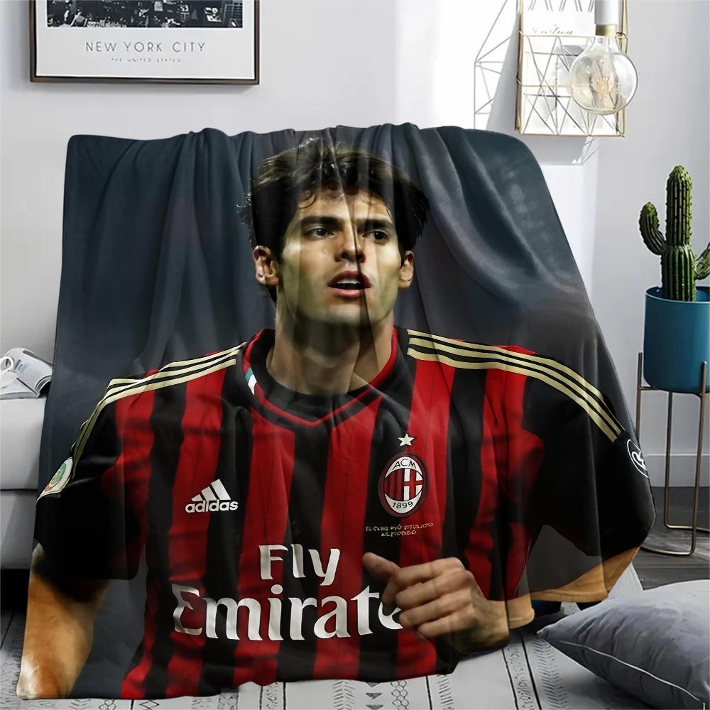 Brazilian footballer Kaká pattern Flannel Blanket, High quality Comfortable for All Seasons, Home Decor, Warmth and Comfort, Perfect for Gifts.