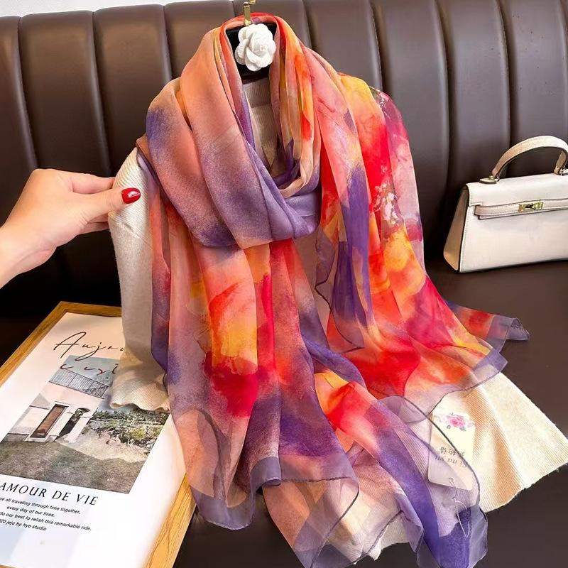 New Shawl with Yarn Scarf Sanya Beach Vacation Cloak Versatile Travel Summer Style