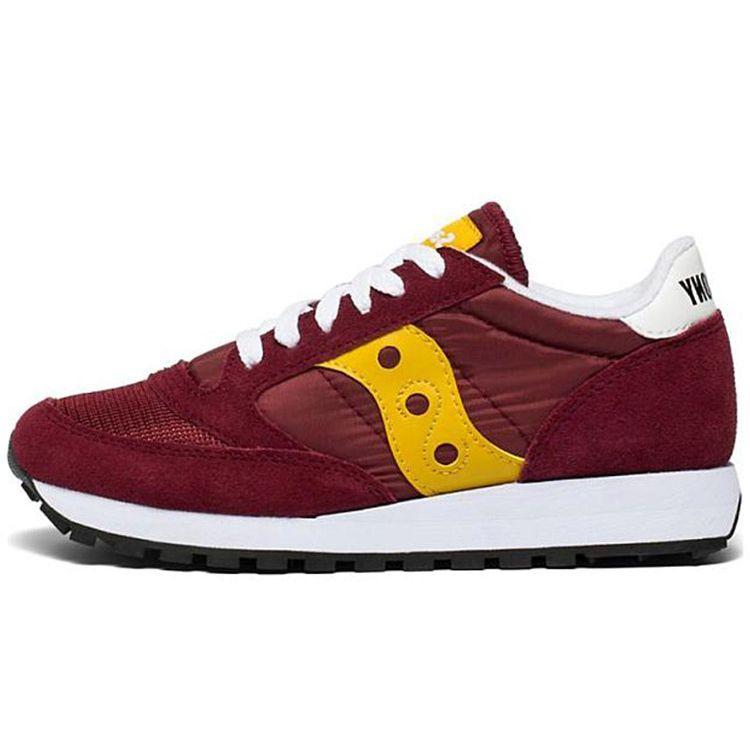 SAUCONY Jazz Original Bequeme Tägliche Low-Top Laufschuhe Damen Sneaker Braun Rot S60368-94