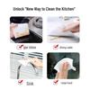 80-Pack Kitchen Wet Wipes: Powerful Degreaser for Range Hood Cleaning, Extra Large and Thickened.