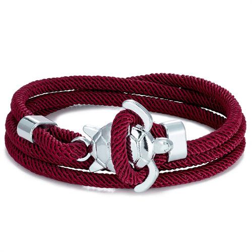 2026 Ocean Series Multi-turn Adjustable Nautical Rope Bracelet Couple Beach Style Jewelry
