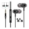 [Autumn 2023 Earphones 3.5mm Wired with Microphone and Remote Control Headphones Compact Noise Blocking Heavy Bass Clear Calls Sound Leak Prevention