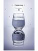 Viski Double-Layered Ice Wine Glass - Red & White Wine Frozen Glass