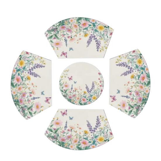 Saugfähige Tischsets Kieselgur-Tischsets Ölfest Hitzebeständig Moderne Tischsets für Esstisch Picknick Partygebrauch