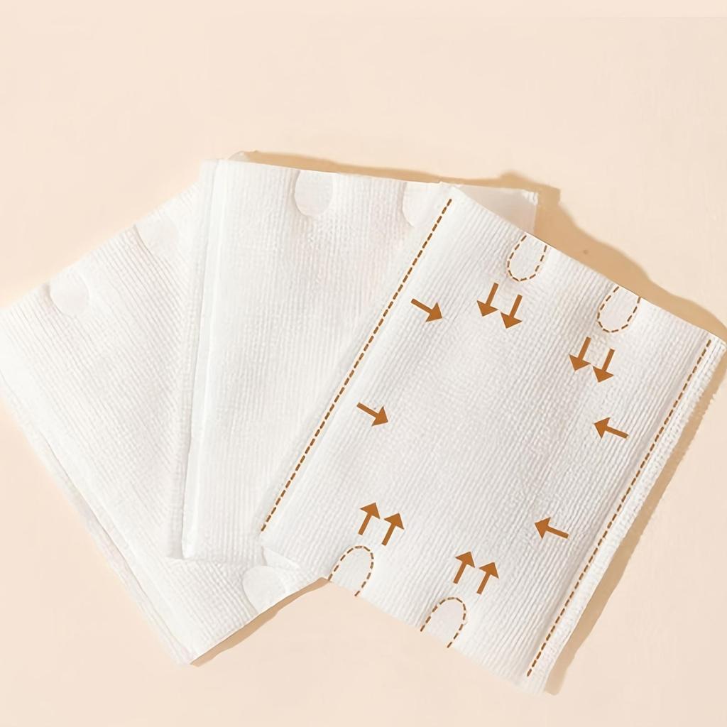 Double-sided Edge-pressed Thickened Makeup Remover Cotton, Convenient for Wet Compress and Less Likely To Break.