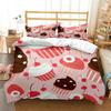 Cartoon Cute Print Digital Print Polyester Bedding Sets Boys Covers Boys Bed Linen Set Teens Bedding Set