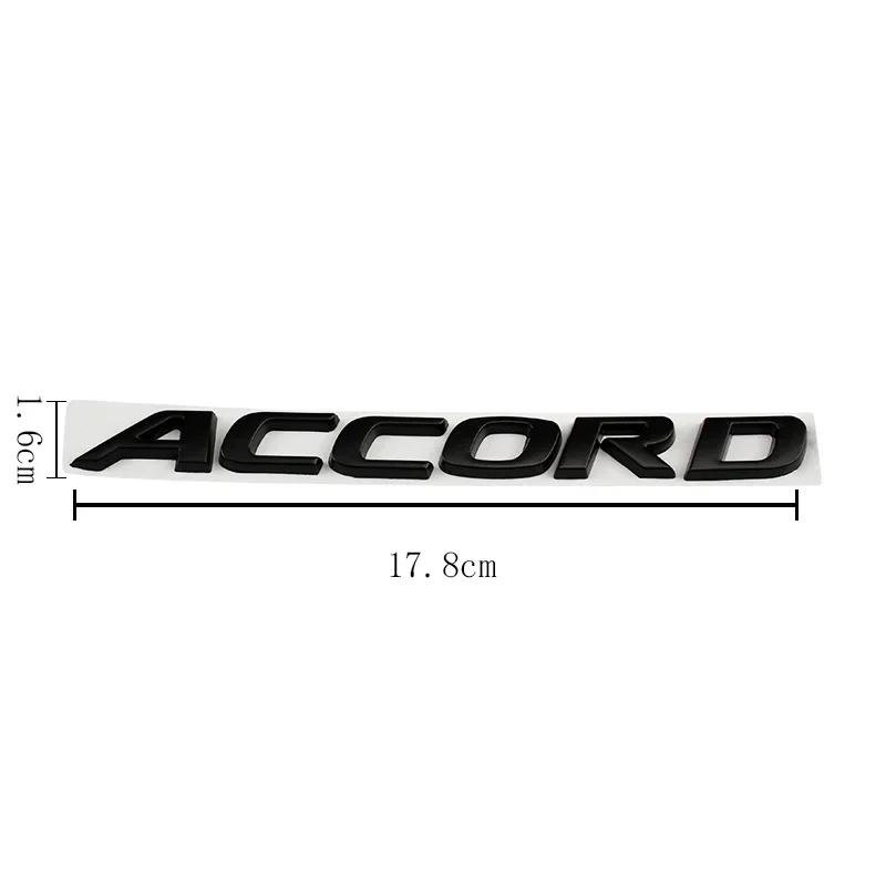 APH1 Metal 3D Car Sticker Side Fender Badge Rear Trunk Emblem Decal Styling for Honda Acoord Logo 10th 11th 8th 2024 2023 Accessories
