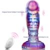 Flüssigsilikon Vibratorpistole: Weicher Flesh Masturbationsstab & Analplug für Erwachsene