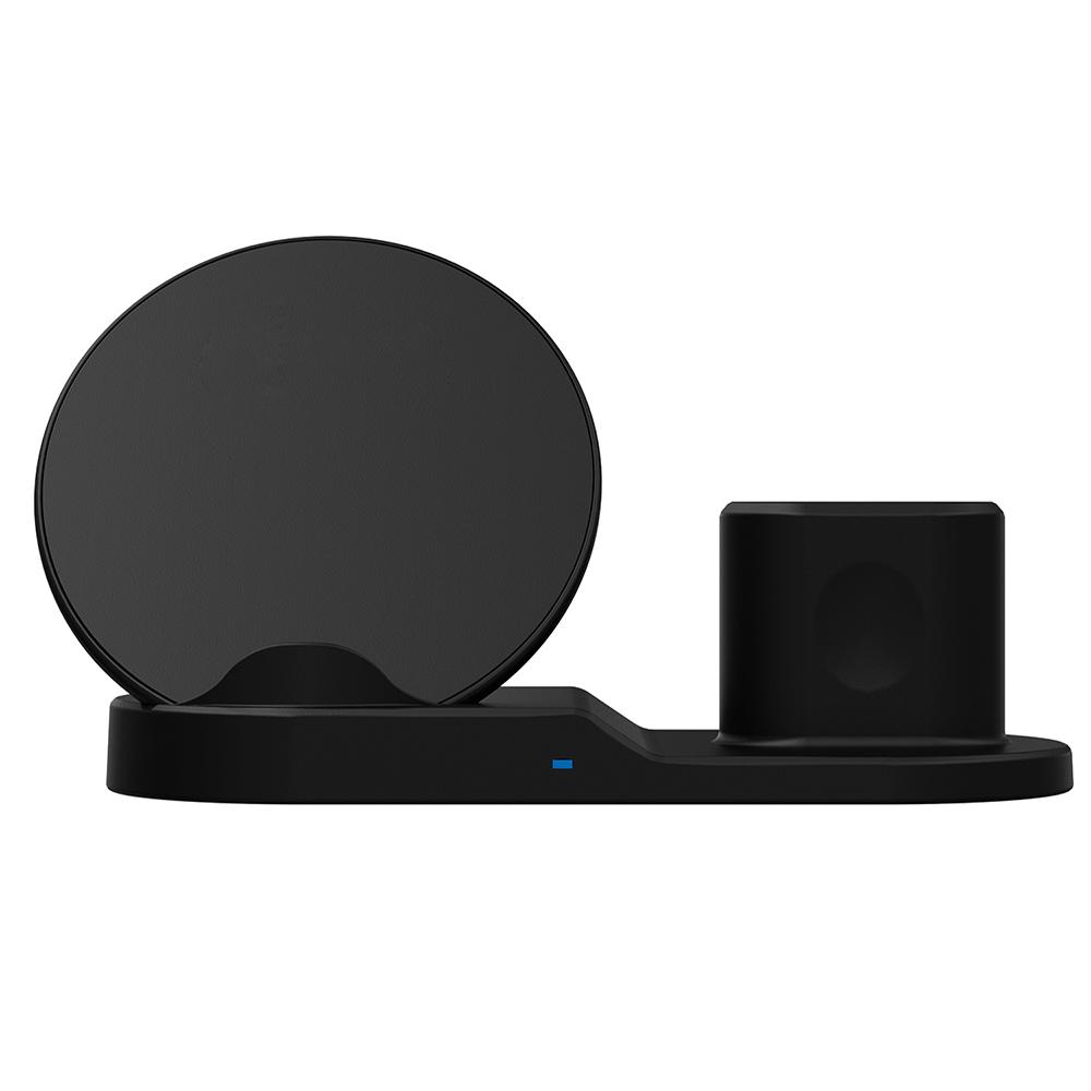 3in1 Qi Wireless Fast Charger Dock Stand For Apple Watch Airpods iPhone X Xs