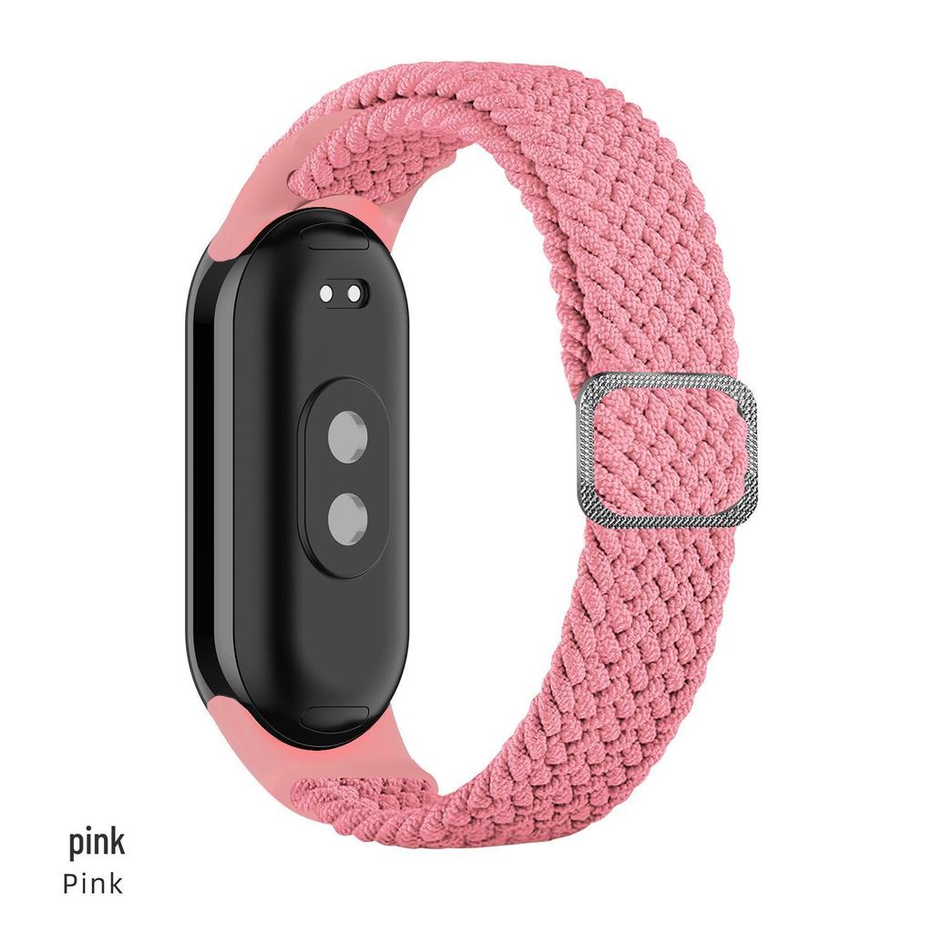 Regulowany pleciony pasek do Xiaomi Band 8/9 - Kompatybilna wymienna opaska na nadgarstek do Mi Watch 3/4/5/6/7/8