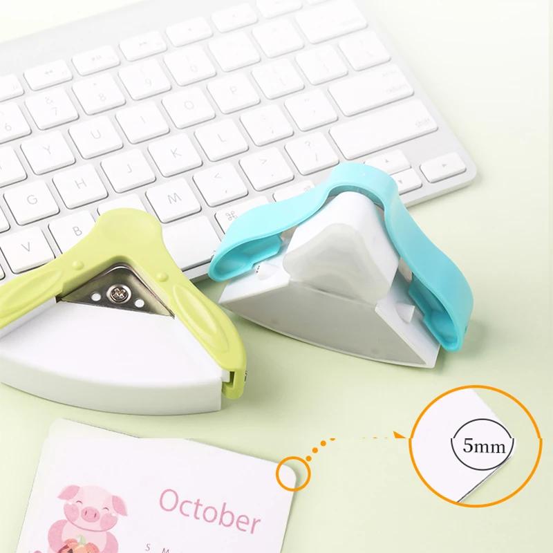Candy Color R5 R4 R7 R10 Corner Rounder Paper Cutter Punches For Scrapbooking Card Po Craft Do-It-Yourself Kit School Stationery