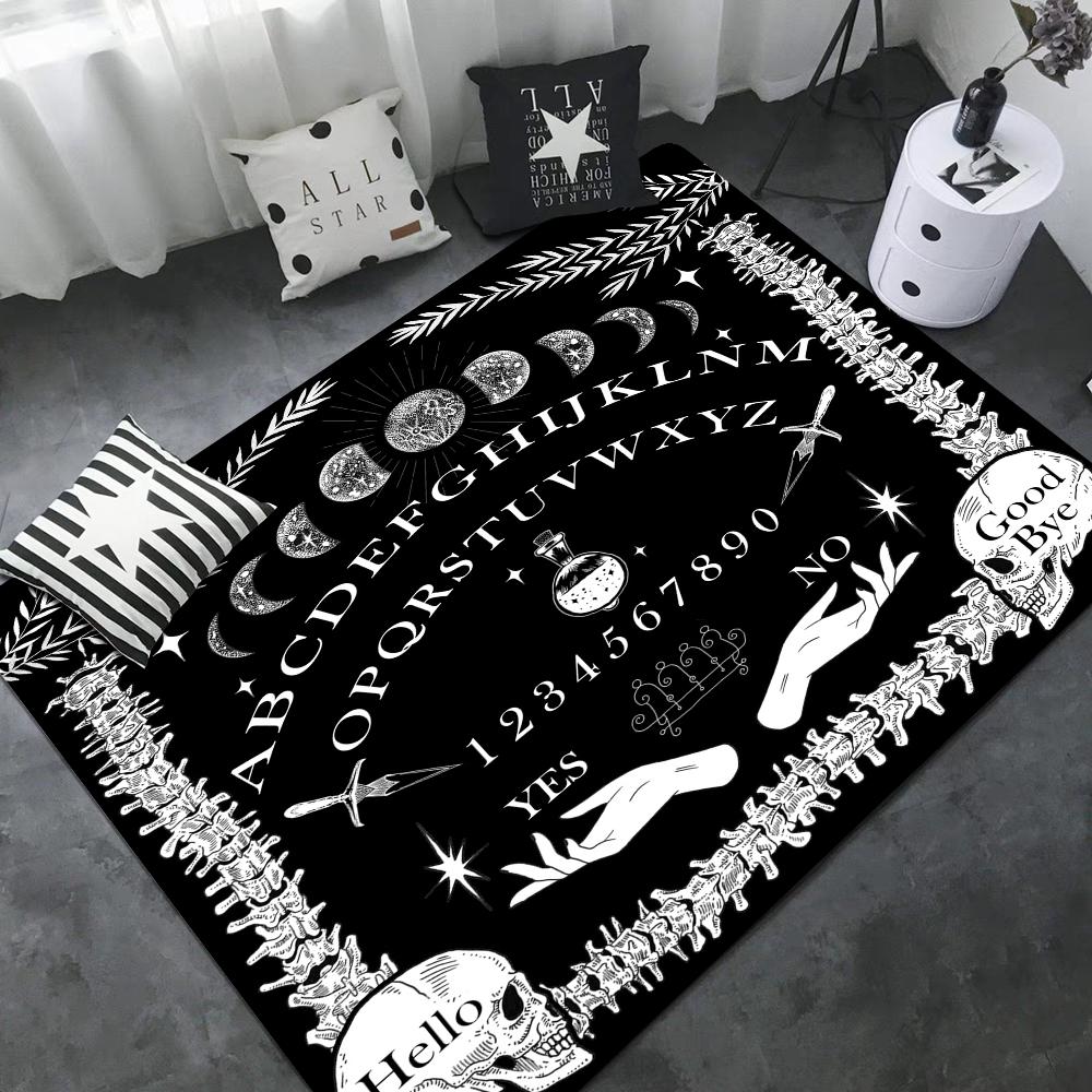 Ouija Board Long Rugs Nordic Style Home Doormat Bathroom-Toilet Mats Bedroom Bedside Area Rugs