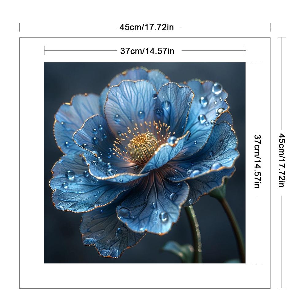 

Полный комплект для вышивки крестом из эко-хлопка 14CT Printed Flower Art