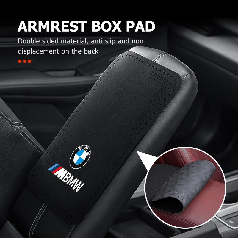 BBKB9 Car Seat Protection Center Console Armrest Mat Accessories For BMW M3 M5 X3 E93 F10 F20 F30 F40 F15 F25 F26 F31 F49 F86