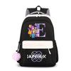 Large Capacity Schoolbag with Shoulder Strap; Student Three-piece Pencil Case Set