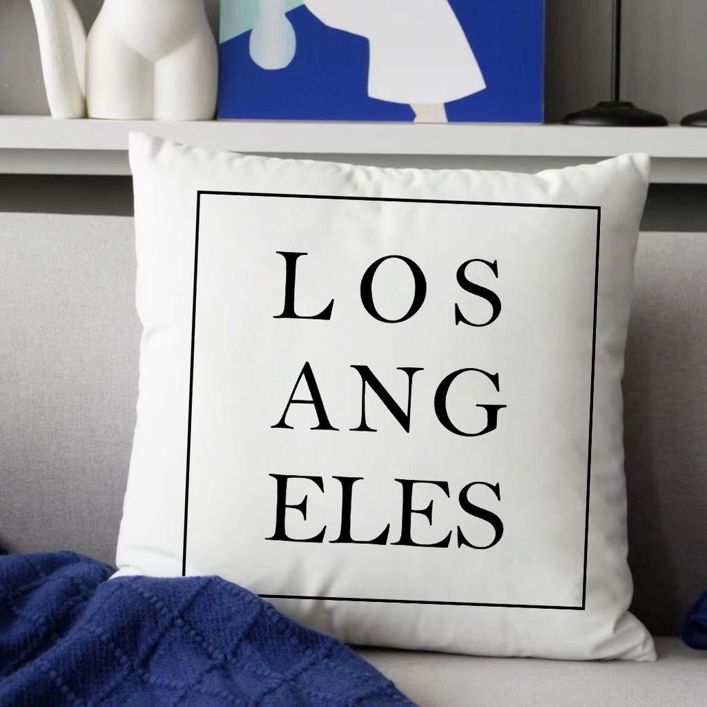 Black Luxury Pillow Cover, Sofa Cushion Cover, Dormitory Bedroom Pillow Cover, Pillowcase, Square Home Decoration