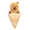 Detachable Capybara Plush Toy Ice Cream Cone Capybara Stuffed Doll  Friends Holiday Present