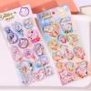 Kawaii 3D Dynamic Cartoon Stickers Dazzling Gemstone Dynamic Oiling Sticker Cute DIY Mobile Graffiti Decoration