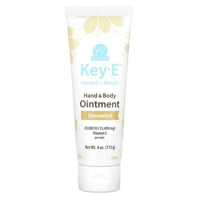 Key-E Hand & Body Ointment, Unscented, 113G(4Oz)