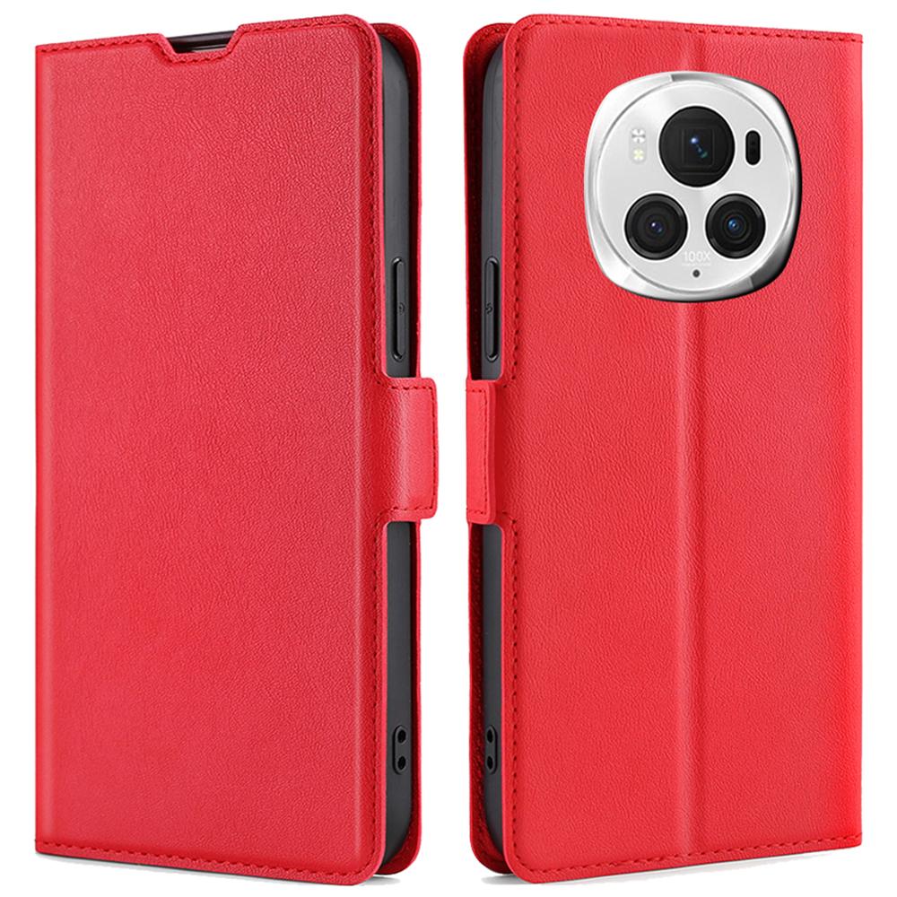 

Для Honor Magic6 Pro 5G чехол PU+TPU телефон защитный чехол полная защита телефона оболочка Red