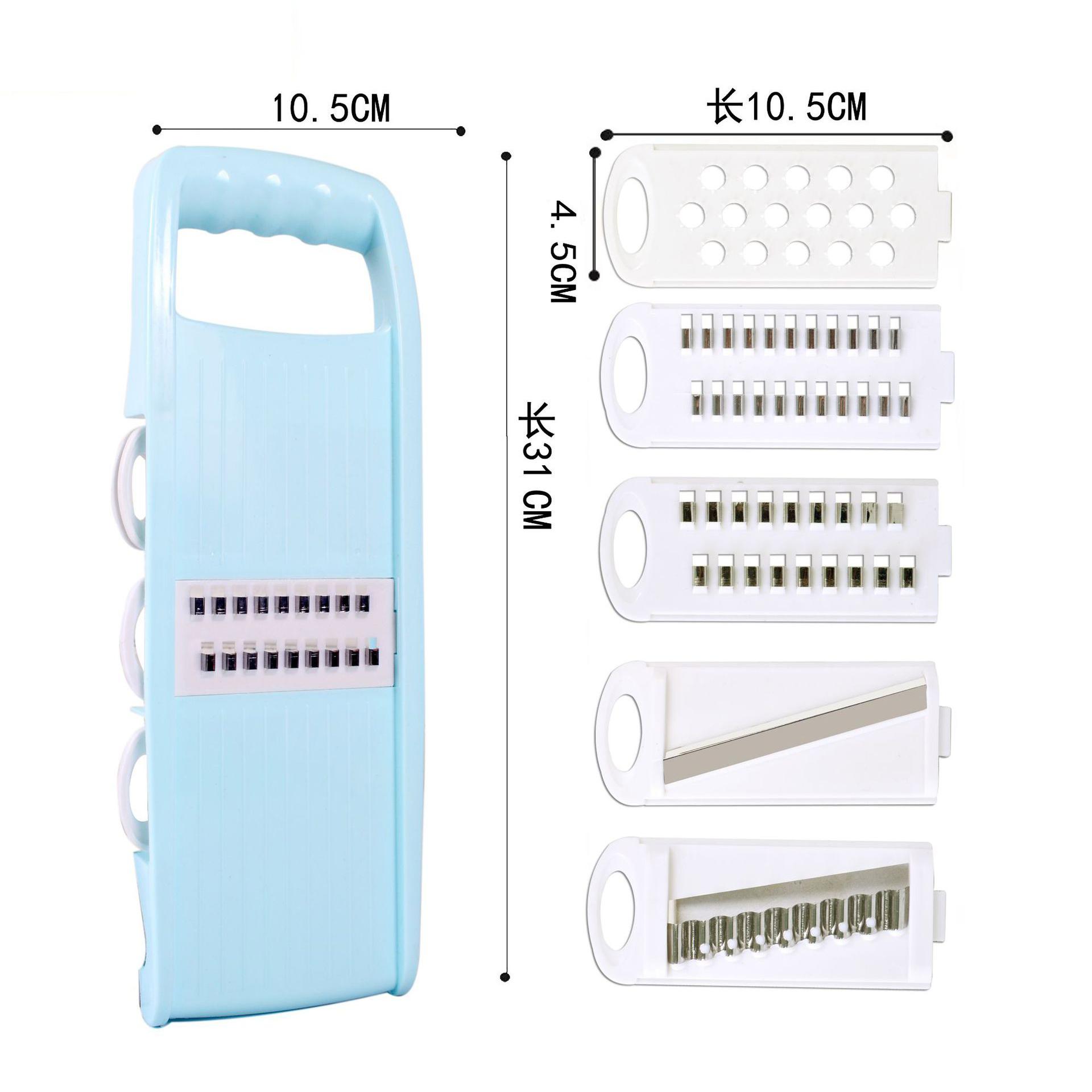 

Многофункциональная овощерезка 5 в 1 для овощей и фруктов, картофелерезка, бытовой кухонный измельчитель, кухонная мандолина, овощерезка, гаджеты