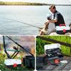 Three Layer Fishing Storage Box Large Capacity Heavy Duty Gear Organizer Gift For Fishing Enthusiasts Outdoor Daily Use