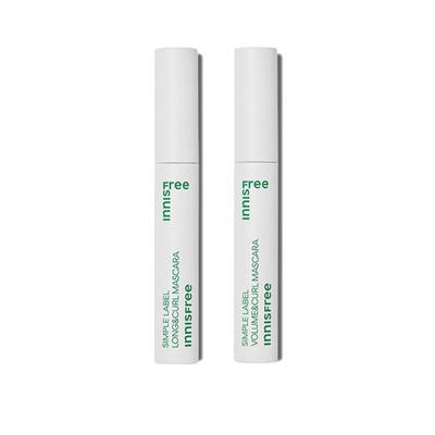 Mascara Simple Label 2 Tipo, Lungo e Riccio / Volume e Riccio, 7,5 g (5 Opzioni)