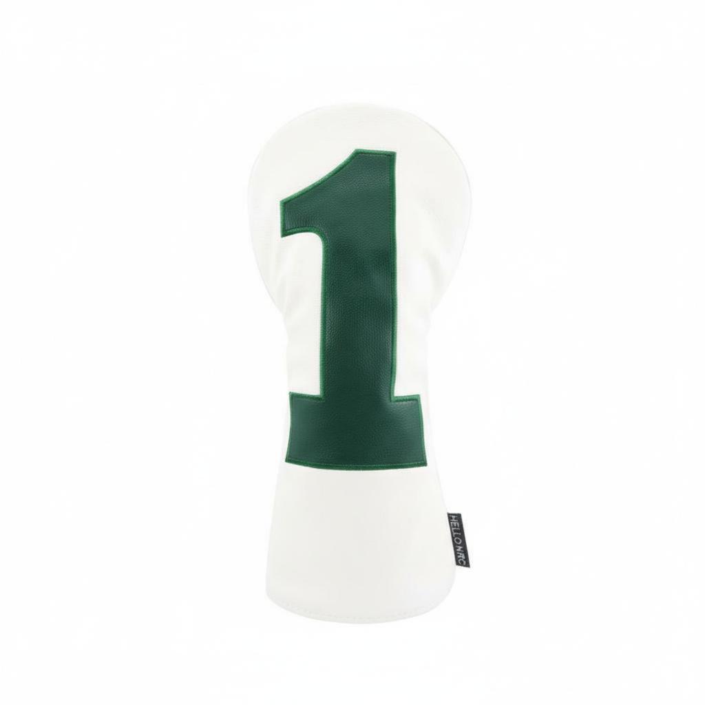 Pu Leather Sport Headcover Secure Elastic Fit Sport Club Headcover Numbered Wood Cover Easy To Clean Long-Range Wood Club Cover