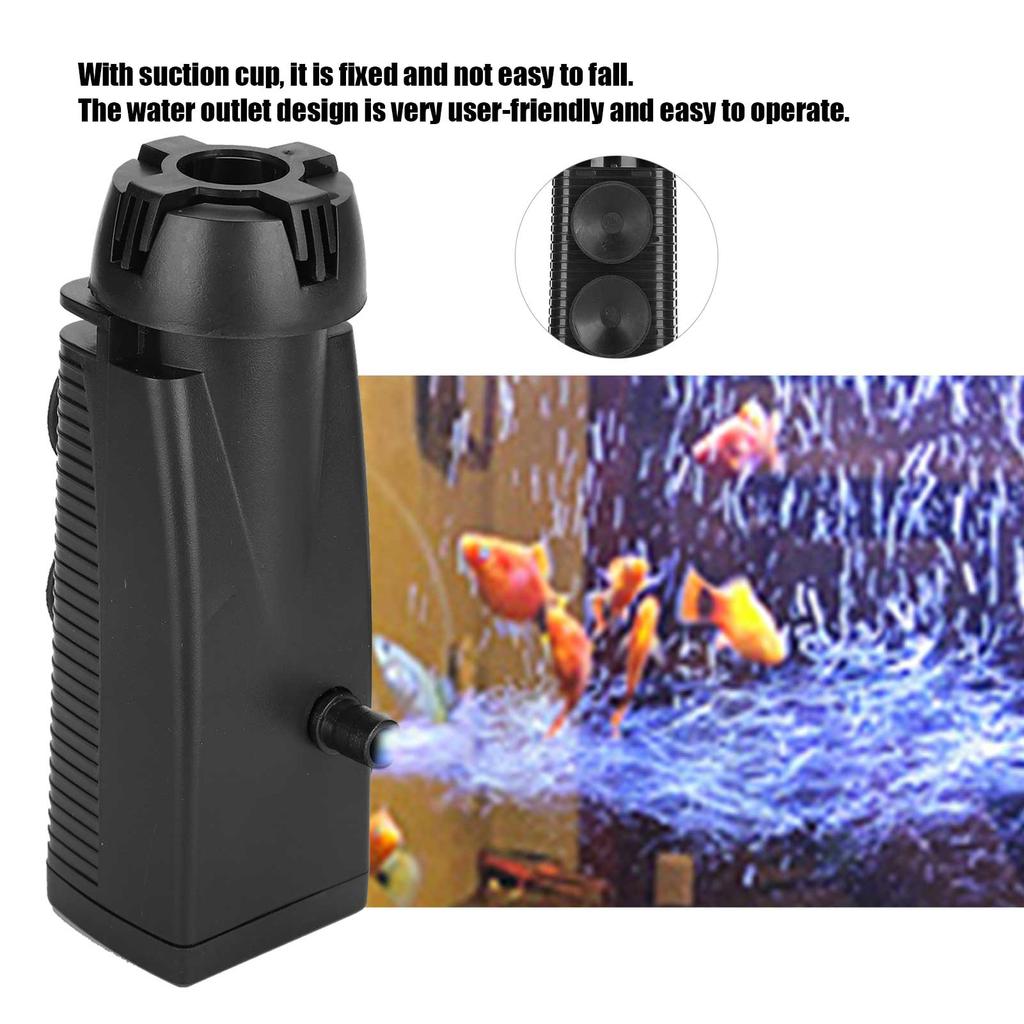 Aquarium Fish   Wallmounted Hanging Type Water Grass Remove Oil Film Filter Filtration