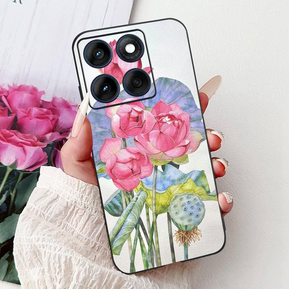 Cute Painting Phone Case For Motorola Edge 60S 60 Fusion Soft Silicone TPU Back Cover For Motorola Edge60 Edge60S Cases Bumpers