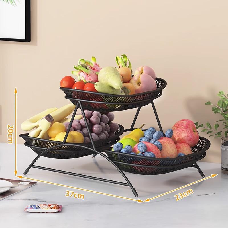 Jingyuheng Multi-tier Metal Fruit Snack Display Plate
