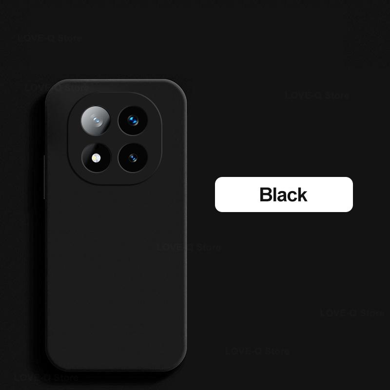 For Redmi Note 14 Pro Plus 5G Case Luxury Liquid Silicone Phone Case For Xiaomi Redmi Note 14 Note14 Pro Plus Shockproof Soft Cover