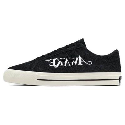 Awake NY x One Star Pro Low Czarne Sneakersy Unisex Białe A07143C