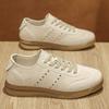 Normal Leather Perforated Boots Brand Loafers Mens Shoes Size 47 Sneakers For Men Running Sports Trend Tenid Beskets