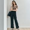 WEDNESDAY DELIGHT Wd_Summer Wide Slacks_Black