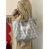 Korean-style Double-sided Back Star-letter Large-capacity Casual Tote Bag for Commuting, Shoulder Bag