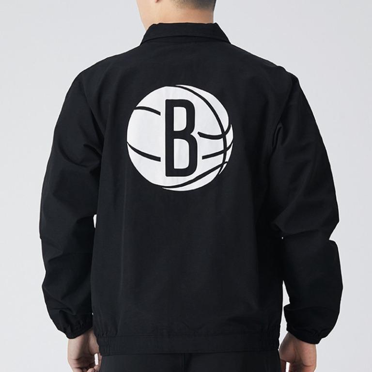Nike Brooklyn Nets Full-Zip Woven Jacket Men Outerwear Black CN0748-010