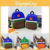 Trendy Colorblock Canvas Backpack For Boys And Girls Ideal For Preschool Use