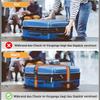 4-Piece Adjustable Luggage Straps for Suitcases and Travel Bags, Tie-Down Straps