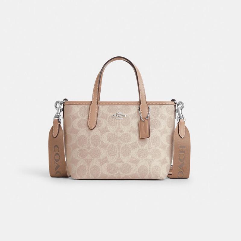 COACH Signature City 15 Мини-тоут кроссбоди CW032 15.5x9x14cm