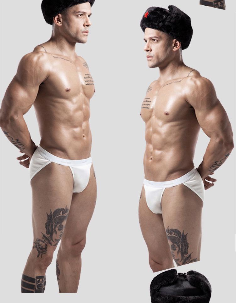 Men's Plus Size Mid-Rise Breathable Cotton Briefs