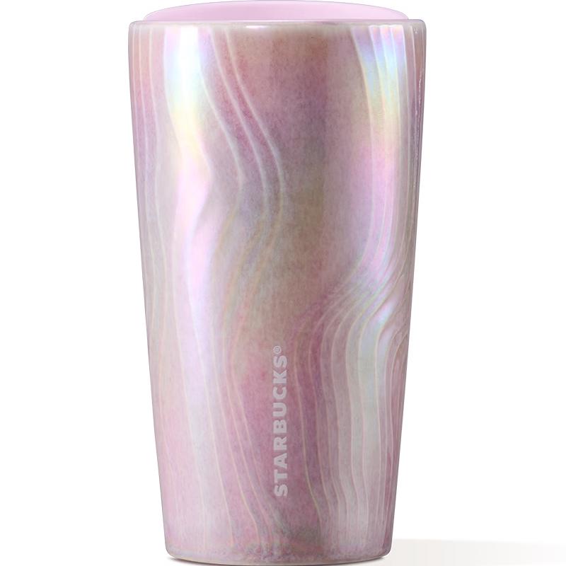 

Starbucks Purple Ripple Double-Layer Ceramic Mug 355ml