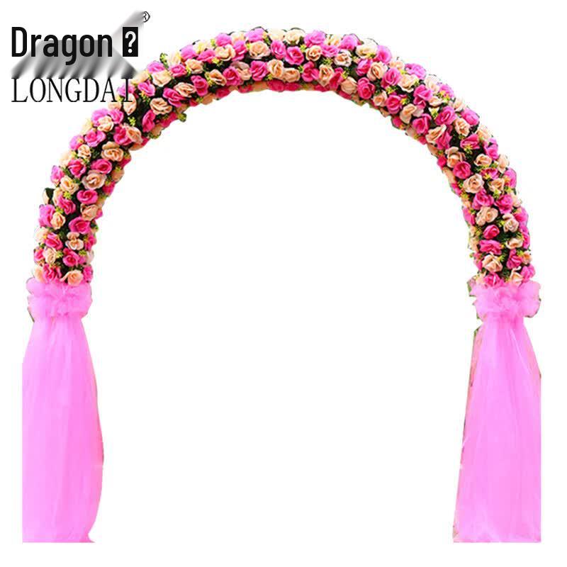 Longdai Silk Flower Wedding Arch
