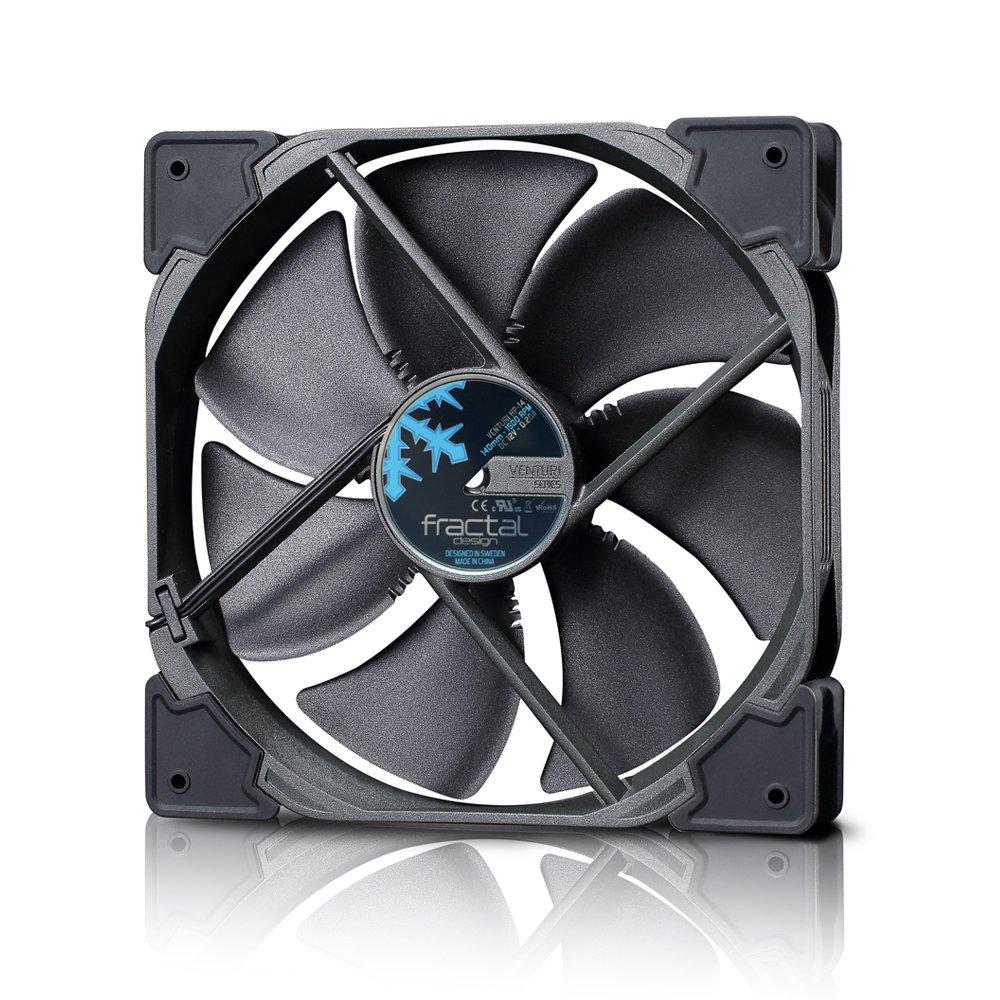Fractal Design Venturi PWM Black 140mm Case FAN PWM FN953 HP-14 FD-FAN-VENT-HP14-PWM-BK