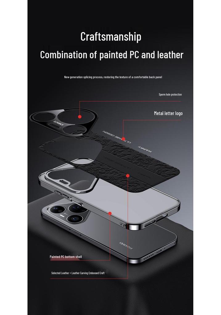 Huawei Pura90Pro Cloud Dragon Porsche Leather Phone Case