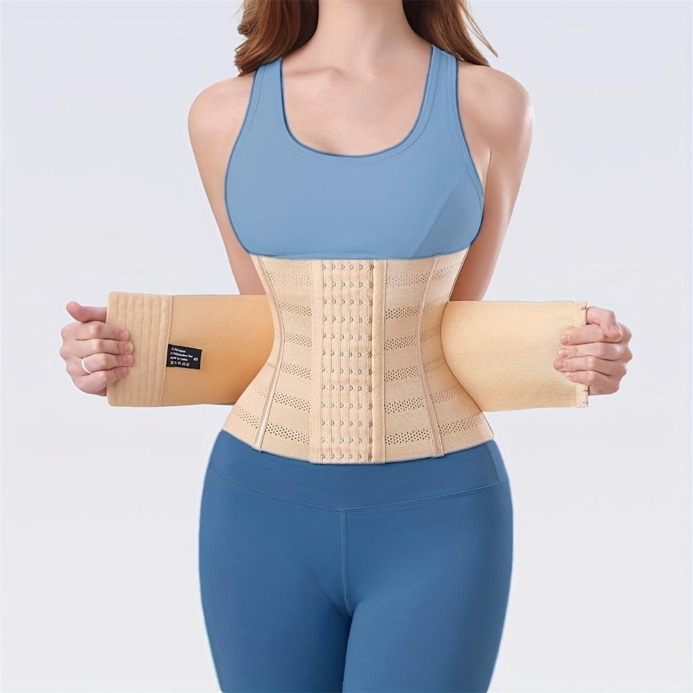 

1 шт. Дышащий регулируемый корсет для тренировки талии, поддержка осанки для занятий в тренажерном зале и контроль живота, летняя фитнес-тренировка и повседневная носка XXL светло-бежевый