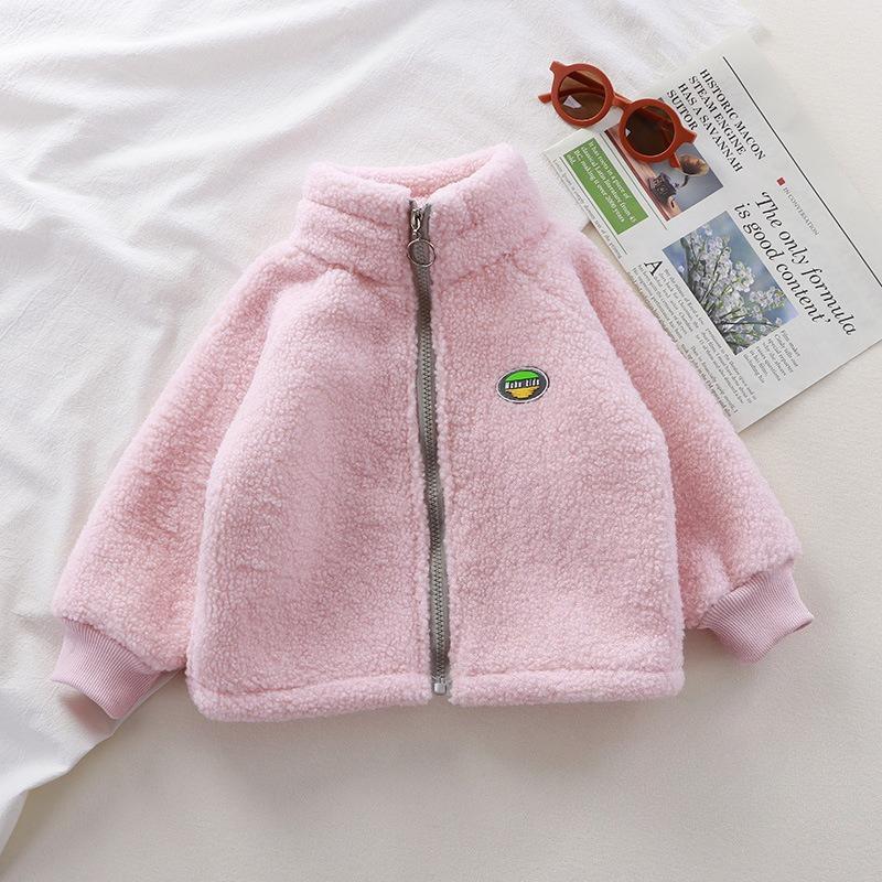 Autumn and Winter Children's Fashionable and Versatile Comfortable Warm Fleece Jacket for Boys and Girls
