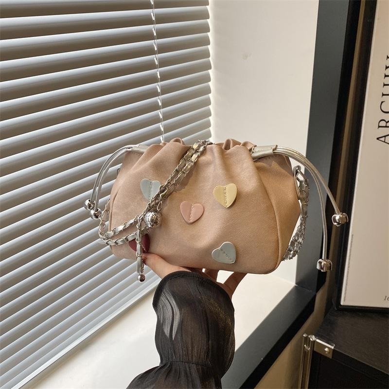 This year's popular small bag women's 2025 new fashion versatile chain messenger bag super fire shoulder bucket bag